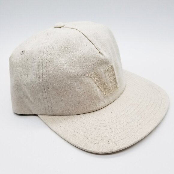 NEW Vuori V1 Embroidery Hat Natural Snapback Dad Hat Unisex Natural Hemp Organic - Picture 5 of 15